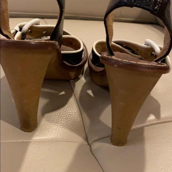 Michael Kors sling back open toe heels - Picture 3 of 4